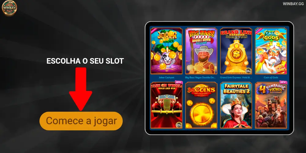 Ampla Seleção de Slots no Winbay Casino