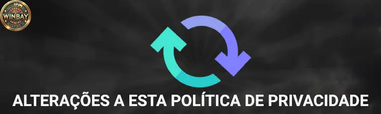 Política de privacidade Alterações a esta Política de Privacidade WINBAY